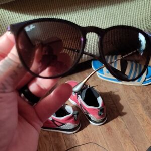 Ray-Ban Black and Purple Sunglasses